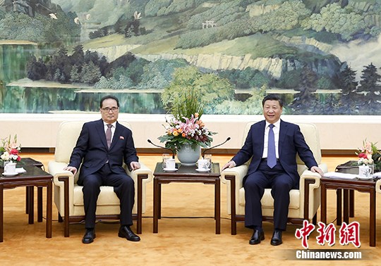 习近平会见朝鲜劳动党代表团 - 社会热门 - 必发bifa